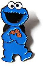 hcma Heißer Kinder Geschenk Pin Sesamstraße ELMO Big Bird Cookie Monster Cartoon Figur Emaille Metall Brosche