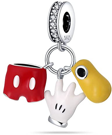 LONGLUCK Bead Charms, passend für Pandora-Charm-Armbänder für Damen, 925er Sterlingsilber, baumelnder Anhänger, Mädchen-Schmuckperle, Schmuck Geschenk für Damen