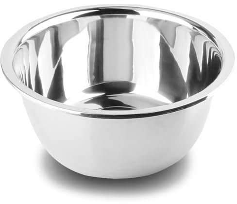 Old Tjikko Edelstahl Schüssel, Rührschüssel Edelstahl, Salatschüssel 36cm