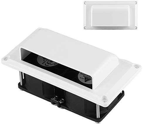 Zerone Ventilatore di Scarico 12V, Ventola di Sfiato per Ventilatore di Scarico per Ventilazione Senza Rumore per Roulotte, Barche, Yacht Marini, Installazione
