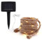Solar String Lights Outdoor, 5M/16Ft 100 LED Solar Powered Fairy Lights Waterproof 8 Modes Natural Hemp Rope Garden Lights for Patio Gate Yard Fence Pergolas Gazebos Posts and Trees Decorations