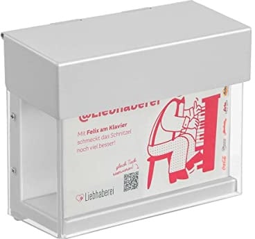 Prospektbox, Flyerbox DIN A6 quer »Shieldbox«