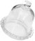 OSALADI Coupelle Transparente pour Bougies Parfumées Couvercle De Décoration Aromathérapie Support Élégant pour Fête Et Mariage La Poussière Romantique