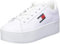 Tommy Jeans Sneaker con Suela Cupsole Mujer Flatform con Plataforma, Blanco (White), 39