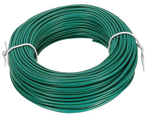 sourcing map 22AWG Wire 22 Gauge Stranded Wire PVC Hookup Wire, Electrical Wire UL1007 Tinned Copper Wire 30m/100ft Green for Internal Connecting Wire