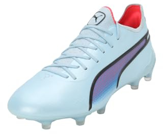 PUMA Damen King Ultimate Fg/Ag WN's Leichtathletik-Schuh, Silberner Himmel Black Fire Orchid, 38 EU