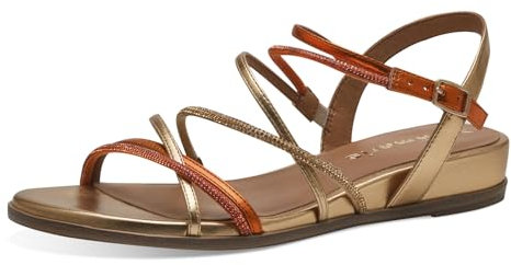 Tamaris Damen Sandalen Undefined Vegan Sommer; ORANGE COMBINED/orange; 39