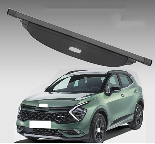 YSOLDA Laderaumabdeckung für KIA Sportage NQ5 2021-2023+,Einziehbar Kofferraumabdeckung,Cargo Cover,Autozubehör