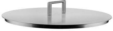 Alessi Convivio DC200/28 - Design Lid, 18/10 Stainless Steel, with Steel Knob and PVD Coating, 28 cm, Mat