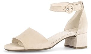 Gabor Damen Riemchensandalen, Frauen Sandalen,Moderate Mehrweite (G),offene Schuhe,Strandschuhe,Sandaletten,Absatz,Oak (LDS),39 EU / 6 UK