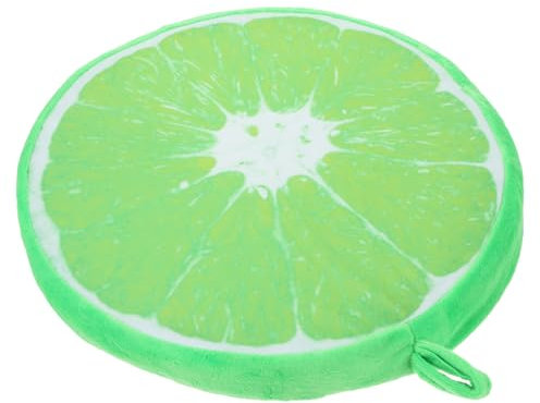 PRETYZOOM Obst Sitzkissen Für Stühle Abnehmbares Und Waschbares Kissen Für Wohnzimmer Büro Und Garten Runde Frucht-Dekoration Orange