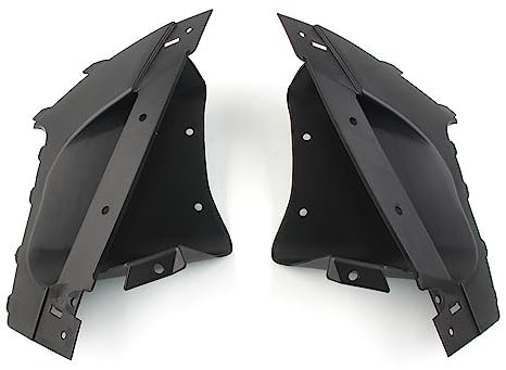SIKUAI Car Bumper Side For Fender Air Vent Cover, Black Front Bumper Side Air Duct Vent Compatible For For Range Rover Velar 2017-2022, LR095013, LR095012, Left & Right