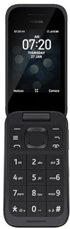 Nokia 2780 Flip | Unlocked | Universally Compatible with All Mobile Carriers | Black