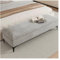 Bedroom Bench Storage Ottoman, Storage Bench for Bedroom End of Bed, Ottoman Foot Rest with Storage Bins, Ottoman with Storage for Living Room, Velvet Ottoman End of Bed Stool (Color : Light grey,