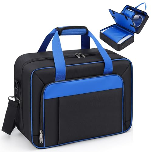 Étui de Transport pour PS5, Sac de Protection épais Compatible avec Console PlayStation 5, Casque, Manette PS5, disques de Jeu et Accessoires de Jeu