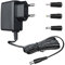 ANLINK 6 V 1 A/1000 mA 1,8 m Langer Netzteiladapter, AC 100–240 V auf DC 6 V 1 A 6 W Schaltadapter-Wandstecker mit 3 Aufsätzen für Blutdruckmessgeräte, elektronische Waagen und mehr, CE-Zertifiziert