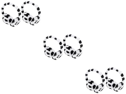 LIFKOME 3 Set Di Scaldaorecchie Alla Moda in Peluche E Pelliccia Comodi Per Da Freddo 2 Pezzi * 3