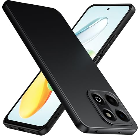 TesRank Cover per Honor 200 Smart(Non per Honor 200), Custodia Sottile in TPU Morbido, Case Protezione Anti-Caduta per Honor 200 Smart-Nera