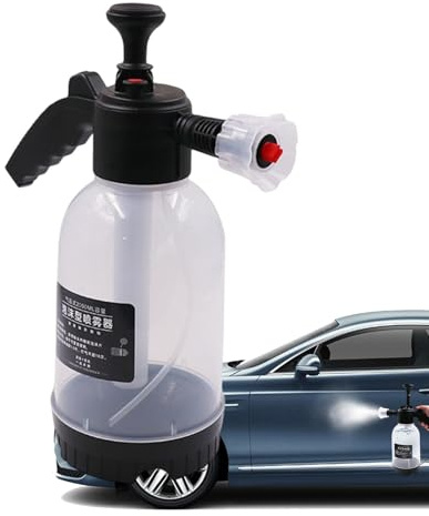 Regadera de espuma para lavado de autos - Pulverizador de espuma para lavado de autos | Regadera de espuma con bomba de lavado portátil multiusos de alta presión | Regadera de espuma