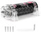 Miosugo Auto-Kondensatoren, 4-Farad-Leistungskondensatoren, Auto-Subwoofer-Kondensatoren, für Auto-Musiksysteme, LED-Spannungsanzeigen, Auto-Audio-Verstärker
