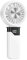 Feebee Ventilador Portatil, Mini Ventilador 5200mAh USB Recargable Pequeño Ventilador de Mano Ventiladores Plegable de Escritorio con 5 Velocidades para Concierto, Viajar,Verano,Oficina,Regalo(Blanco)
