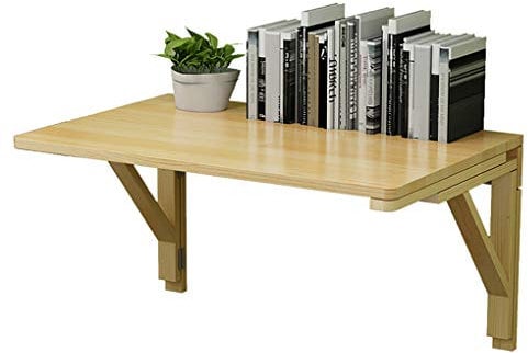 ZNGEPHAP Schwebender, an der Wand montierter Klapptisch. Zusammenklappbarer Laptop-Schreibtisch für kleine Räume. Platzsparender Hängetisch zum Lernen, Arbeiten oder Essen. Moderne Home-Office-Möbel.