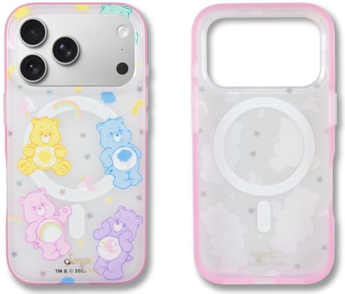 Sonix Schutzhülle für iPhone Pro, kompatibel mit MagSafe, 3 m Falltest, Care Bears Pastell