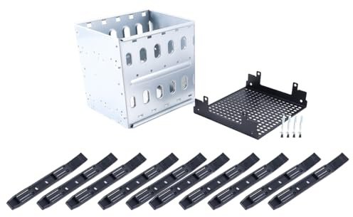 Teron 5 baies 3,5 pouces Cage de disque dur interne 3,5 pouces Support de montage adaptateur de stockage