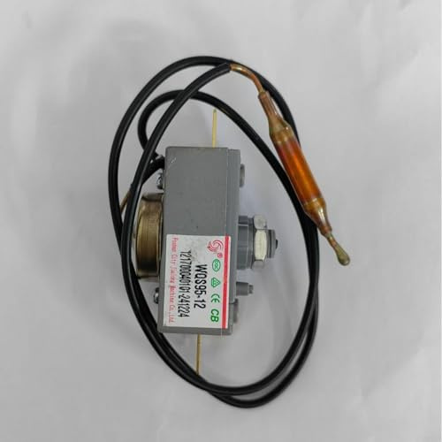 Risveglio WQS93 Termostato de reinicio manual 93C 20A Limitador de temperatura con sonda para calentadores de agua eléctricos