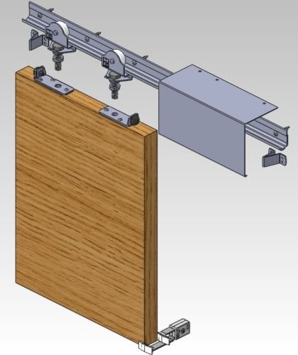Coburn House One Sliding Door Trackset one door 600 - 750mm