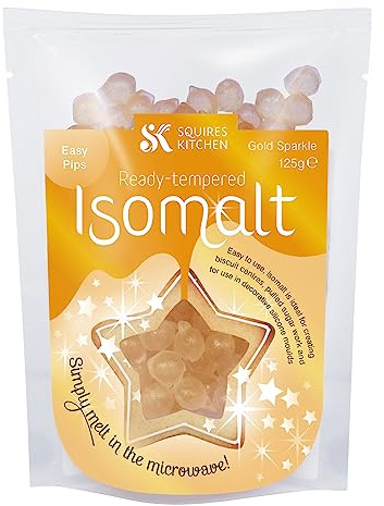 Squires Kitchen Gold Sparkle Tempered Isomalt - 125g