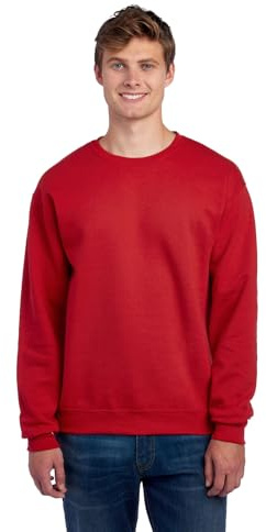 Jerzees Men's Fleece Sweatshirt - Red - Large