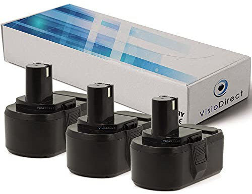 Lot de 3 Batteries pour Ryobi CRP-1801D scie Sabre 3000mAh 18V - Visiodirect -