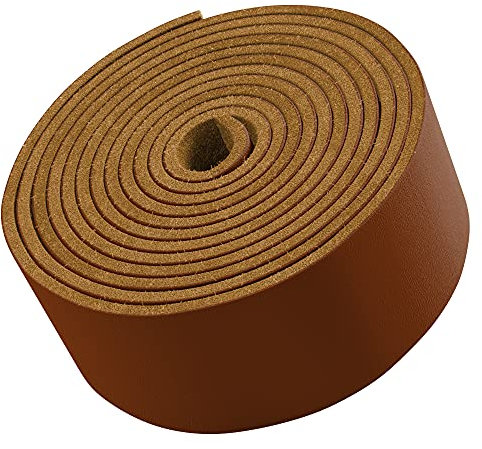 Leder Riemen ideal für Handwerk, Leder Streifen können Sie. 4–5 Oz 1/15,2 cm Dick, 3/10,2 cm breit und 182,9 cm lang von tofl Qualität Produkte hautfarben
