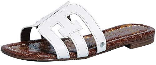 Sam Edelman Women's F6992L4 Bay Slide Sandal, White, 4.5 UK