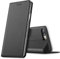 Verco Handyhülle für iPhone 8 Plus, Premium Handy Flip Cover für Apple iPhone 7/8 Plus Hülle [integr. Magnet] Book Case PU Leder Tasche (5,5 Zoll), Schwarz