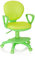 hjh OFFICE 670979 Kinderdrehstuhl Kid Colour Stoff Grün Schreibtischstuhl Kinder, Fußablage & Sitzfläche höhenverstellbar