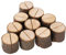 Place Card Holders,20Pcs Wooden Bark Table Card Clip Holder,Number Photo Stand for Picture Memo Note Photo Wedding Xmas Party Home Office Decoration