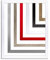 myposterframe Rahmen 80 x 110 cm Maia Bilderrahmen MDF Weiß Matt mit Kunstglas klar 1 mm