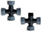 STEMAX-Wassertechnik: TAVLIT PP-Verteiler Fitting mit O-Ring, Kreuz 1, Größe: IG x IG x IG x AG