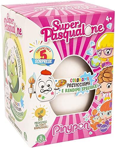 Giochi Preziosi Pascua Pasqualone Piny Pon-Caja Forma de Huevo, Multicolor, Small (P0700000)