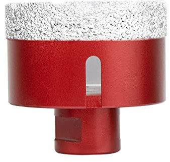 Meccion Scie Cloche Diamant Foret avec Filetage M14 pour le forage à sec ou humide de manière professionnelleà sec en Porcelaine, Carrelage, Granit, Marbre, Verre (65mm)