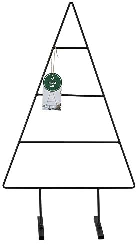 Ginger Ray Repisa de Metal para árbol de Navidad o Chimenea Alternativa contemporánea para decoración del hogar