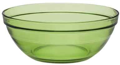Duralex BigBuy Home Schüssel, Standard, Grün, Glas, Einfach, 500 Milliliter, Spülmaschinengeeignet, Runde, 1 cm