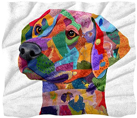 Fleece-Überwurfdecke für Couch, Sofa oder Bett, gemütliche, weiche Decken, Rhodesian Ridgeback Hund