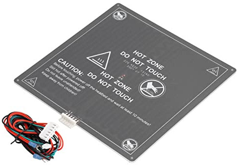 Lit Chauffant Officiel Ender, Lit Chauffant Pour Imprimante 3d 12 V, Plaque Chauffante En Aluminium, Tapis Chauffant Avec Ligne De Câble Pour Imprimante 3d A8 A6