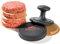 BRAVADIN Silicone Non-Stick Hamburger Press Patty Maker 1/3 lb with 100 Papers for 4.5-6 Patties with Ring Mold- Dishwasher Safe Burger Smash Press for Griddle-Burger Shaper Form Tool