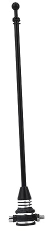 Motorcycle Flag Pole Flagpole Mount Multipurpose Easy Installation Adjustable Practical Durable for Motorbike Attachments, Black