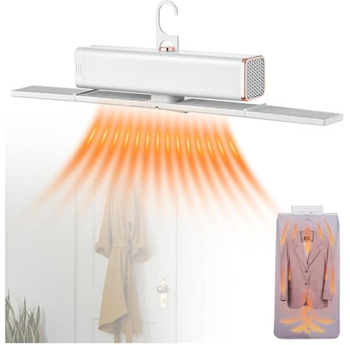 Secadora De Ropa Pequeña, con Cubierta,400 W, 7 Ajustes De Calor Programados,hasta 5 Kg Secadora De Ropa, para Pisos, Dormitorios, Viajes Y Camping,White