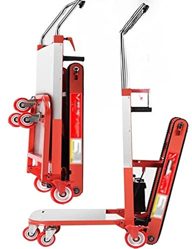 Elektrischer Raupen-Treppensteiger, schwere Möbel, elektrischer Treppensteigerwagen, tragbarer und Faltbarer Raupen-Treppensteiger, für den Transport/48V42Ah
